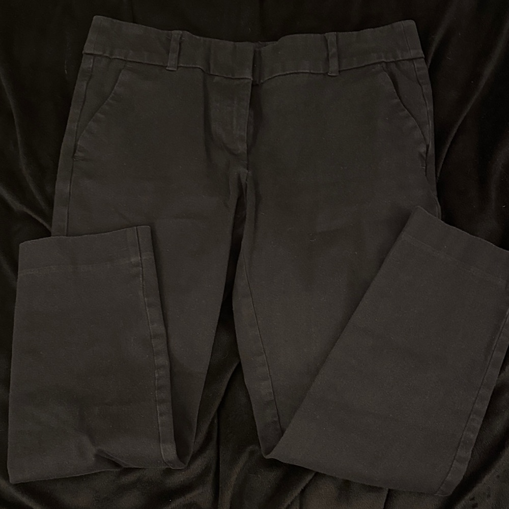 LOFT Black Modern Ankle Pants